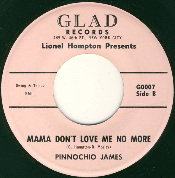 Lionel Hampton Presents Pinocchio James : Everybody's Somebody's Fool (7")