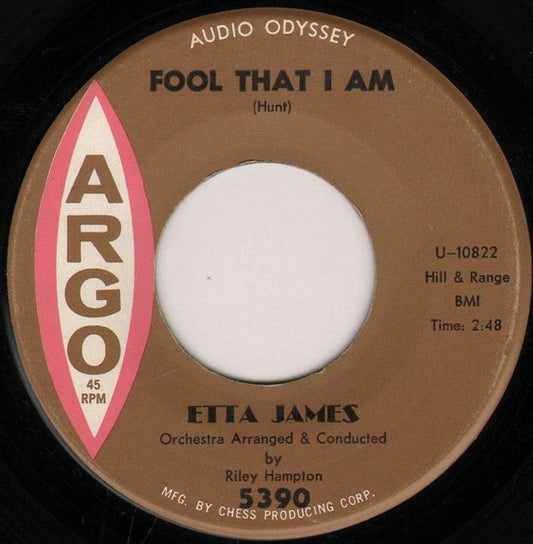 Etta James : Fool That I Am  /  Dream (7", Single)