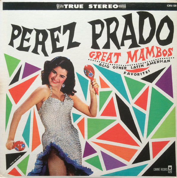 Perez Prado : Great Mambos, Also Other Latin American Favorites (LP, Album, RE)