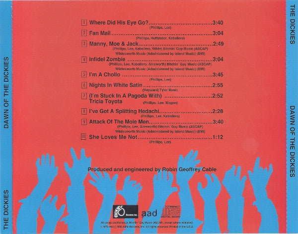The Dickies : Dawn Of The Dickies (CD, Album)
