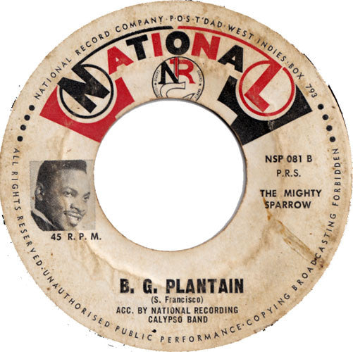 The Mighty Sparrow* : Obeah Wedding / B. G. Plantain (7")