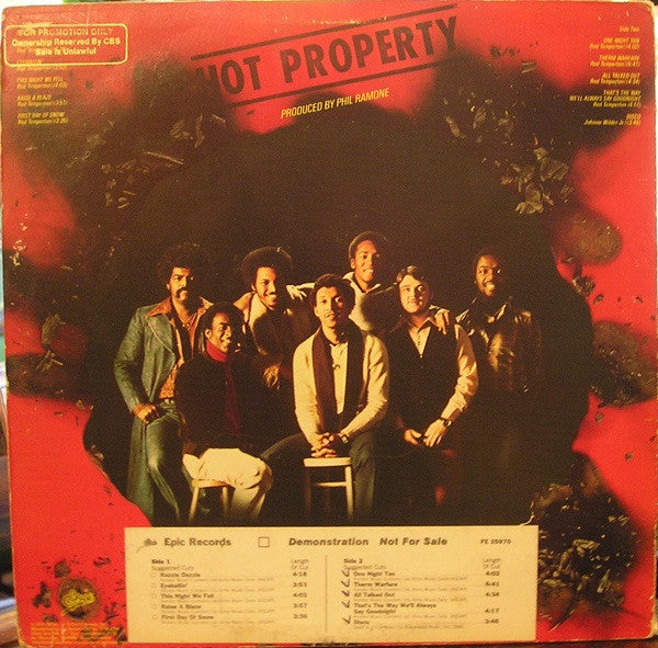 Heatwave : Hot Property (LP, Album, Promo, San)