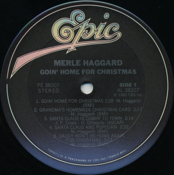 Merle Haggard : Goin' Home For Christmas (LP, Album)