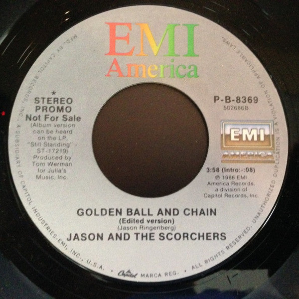 Jason And The Scorchers* : Golden Ball & Chain  (7", Promo)