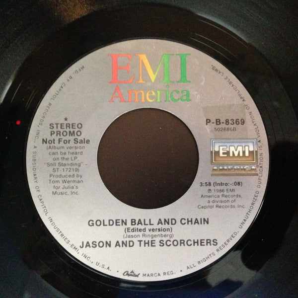 Jason And The Scorchers* : Golden Ball & Chain  (7", Promo)