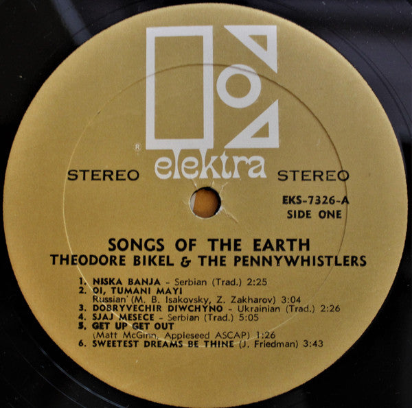 Theodore Bikel & The Pennywhistlers : Songs Of The Earth (LP, Album)