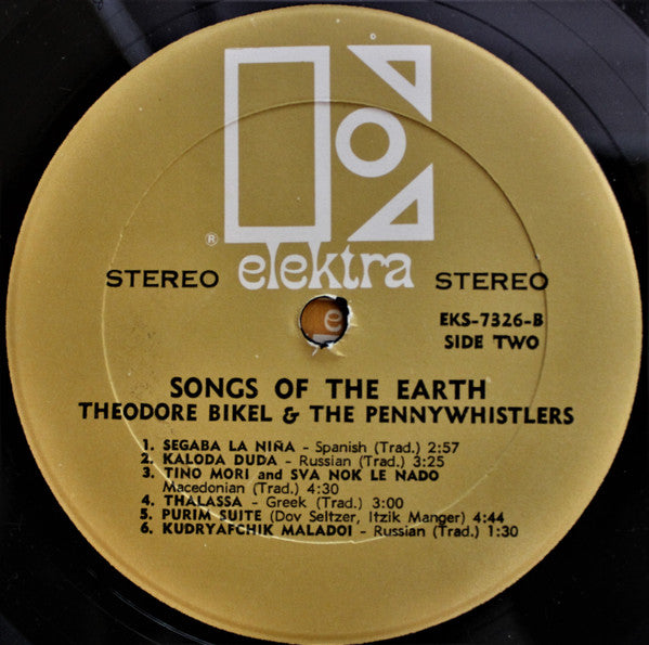 Theodore Bikel & The Pennywhistlers : Songs Of The Earth (LP, Album)