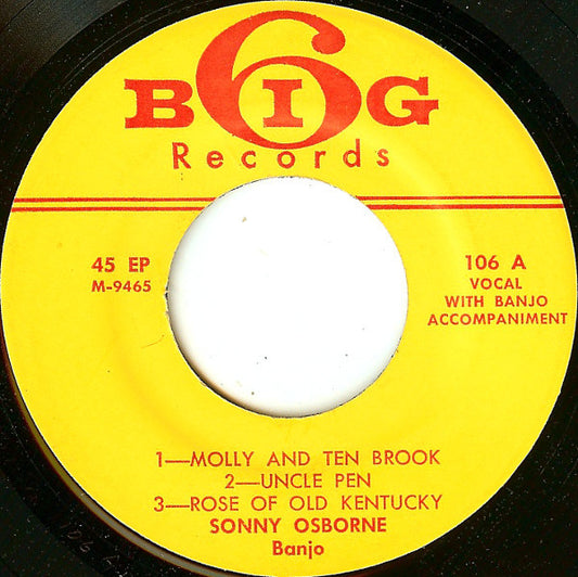 Sonny Osborne : Molly And Ten Brook (7", EP)