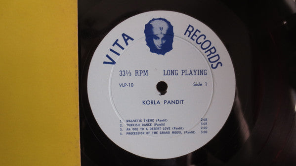 Korla Pandit : Selections From Korla Pandit's The Grand Moghul Suite (10", Album, Mono)