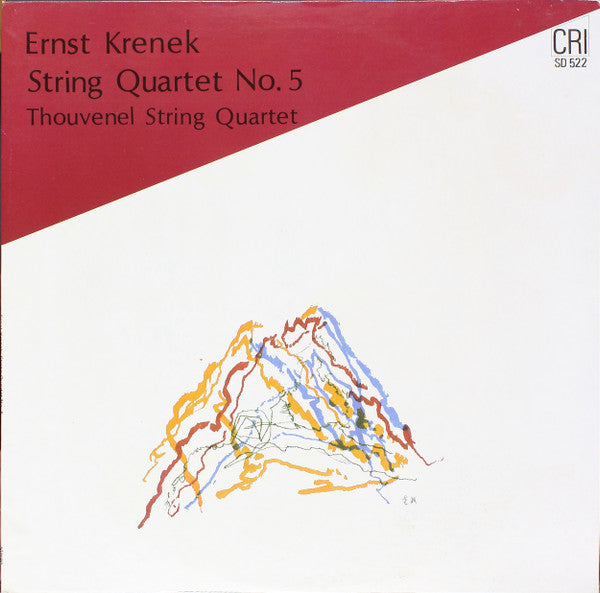 Ernst Krenek, Thouvenel String Quartet : String Quartet No. 5 (LP, Album)