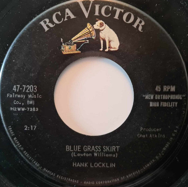 Hank Locklin : It's A Little More Like Heaven (7", Single, Mono)