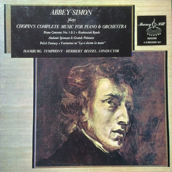 Abbey Simon, Hamburger Symphoniker, Heribert Beissel : Abbey Simon Plays Chopin's Complete Music For Piano & Orchestra (3xLP + Box)