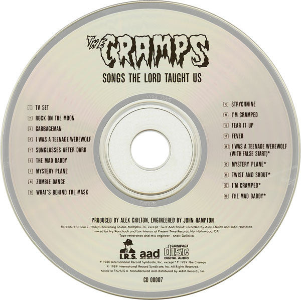 The Cramps : Songs The Lord Taught Us (CD, Album, RE)