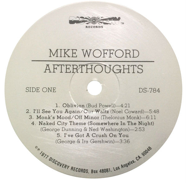 Mike Wofford : Afterthoughts (LP, Album)