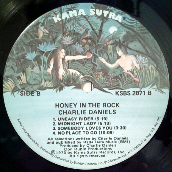 Charlie Daniels : Honey In The Rock (LP, Album)