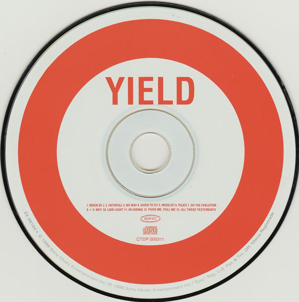 Pearl Jam : Yield (CD, Album, Dig)