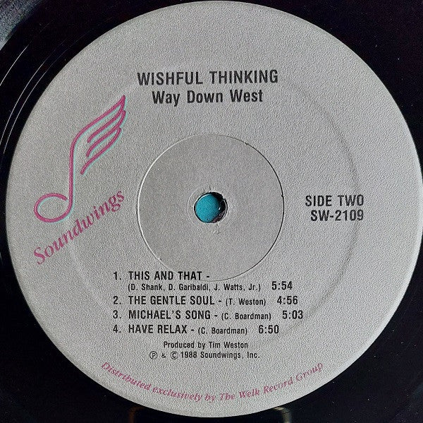 Wishful Thinking (4) : Way Down West (LP, Album)