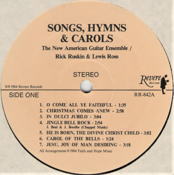 The New American Guitar Ensemble : Songs, Hymns & Carols (LP, Album)