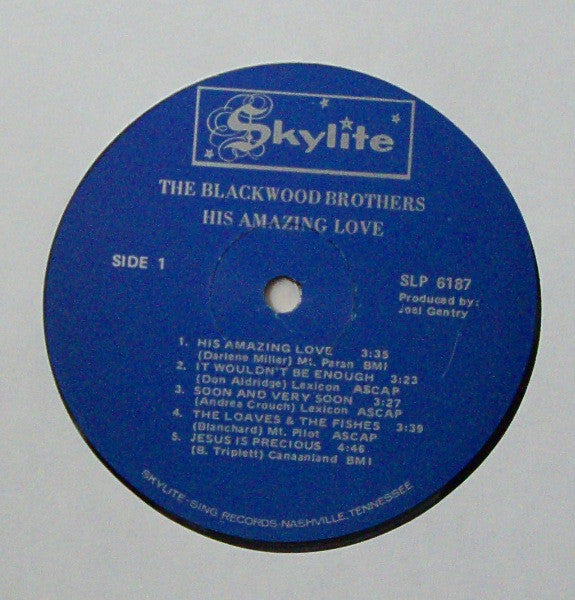 The Blackwood Brothers* : His Amazing Love (LP)
