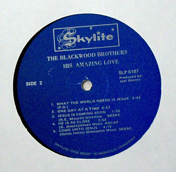 The Blackwood Brothers* : His Amazing Love (LP)
