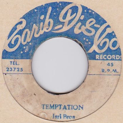 Isrl Bros* / Cannonball* : Temptation / Cannonball Special (7")