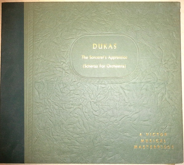 Dukas* - Leopold Stokowski And Philadelphia Orchestra* : The Sorcerer's Apprentice (Scherzo For Orchestra) (2xShellac, 12", Album, RP, Ind)