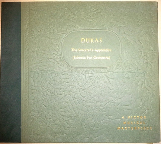 Dukas* - Leopold Stokowski And Philadelphia Orchestra* : The Sorcerer's Apprentice (Scherzo For Orchestra) (2xShellac, 12", Album, RP, Ind)