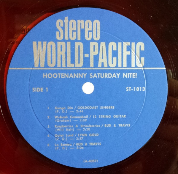 Various : Hootenanny Saturday Nite! (LP, Red)