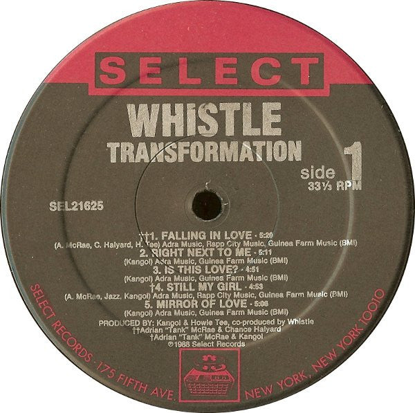 Whistle : Transformation (LP, Album)