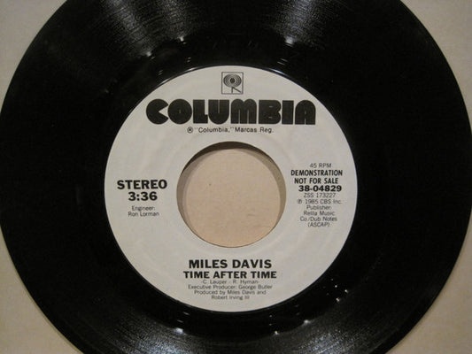 Miles Davis : Time After Time (7", Promo)