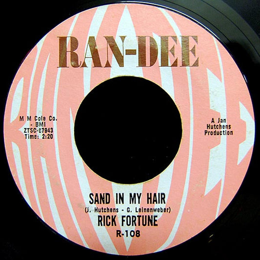 Rick Fortune : Sand In My Hair / Running Wild (7", Single)