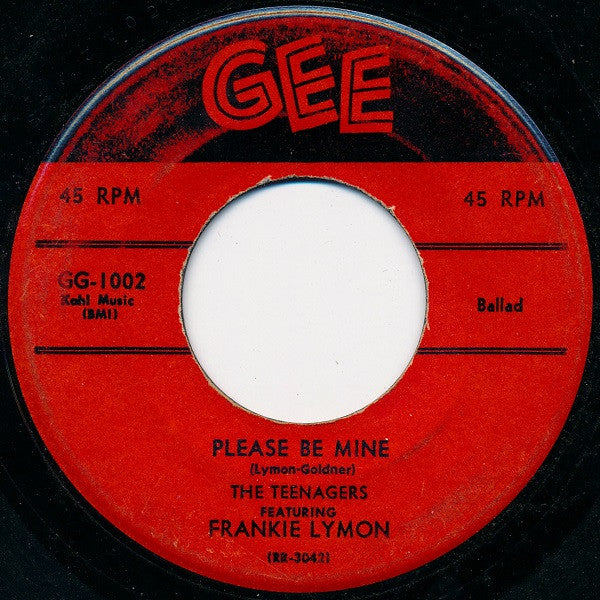 Frankie Lymon & The Teenagers : Why Do Fools Fall In Love / Please Be Mine (7", Single)
