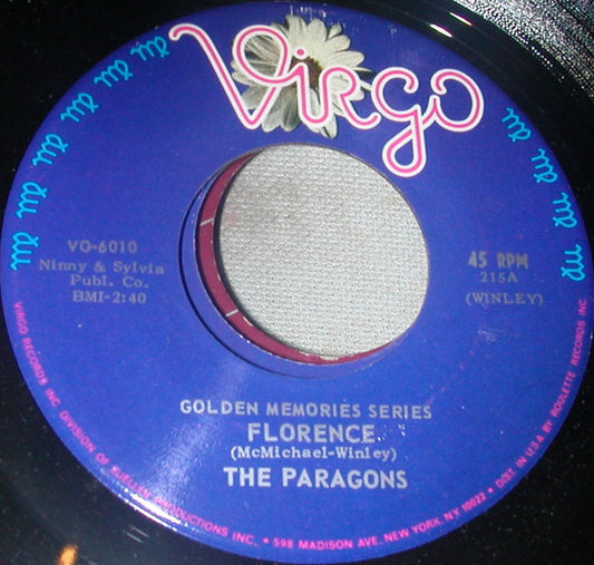 The Paragons (2) / The Jesters (2) : Florence / Please Let Me Love You (7", RE)