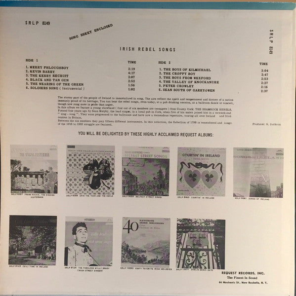 Shamrock Rebels : Irish Rebel Songs (LP)