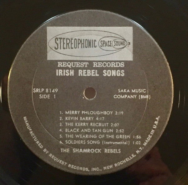 Shamrock Rebels : Irish Rebel Songs (LP)