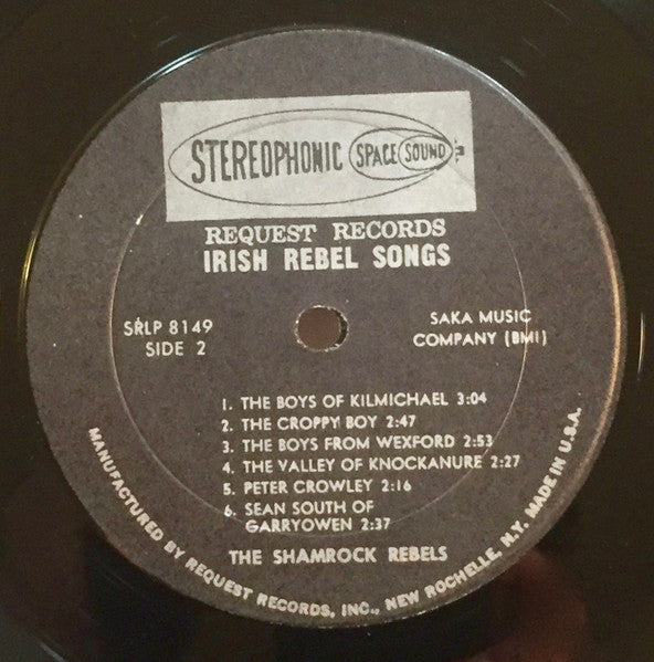 Shamrock Rebels : Irish Rebel Songs (LP)
