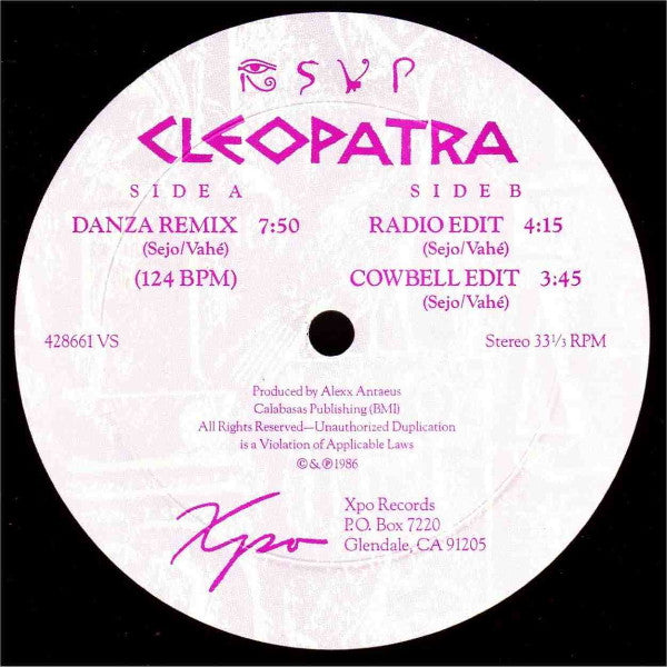 RSVP : Cleopatra (12")