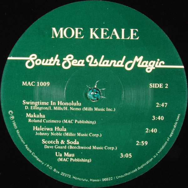 Moe Keale Featuring The Emersons (2) : South Sea Island Magic (LP, Album)