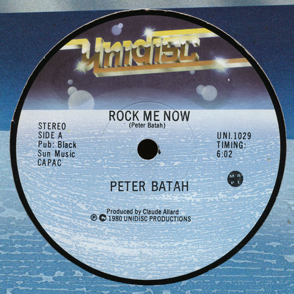 Peter Batah : Rock Me Now (12")