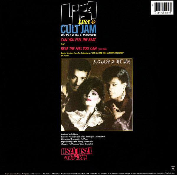 Lisa Lisa & Cult Jam With Full Force : Can You Feel The Beat (12")