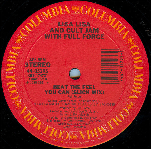 Lisa Lisa & Cult Jam With Full Force : Can You Feel The Beat (12")