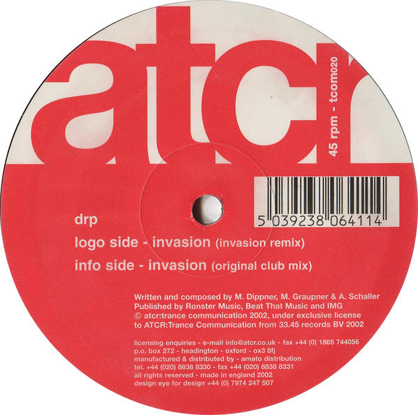 DRP : Invasion (12")