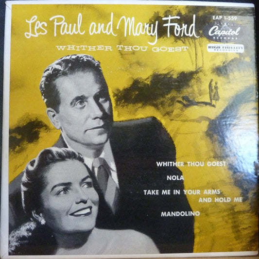 Les Paul & Mary Ford : Whither Thou Goest (7", EP)