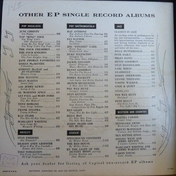 Les Paul & Mary Ford : Whither Thou Goest (7", EP)