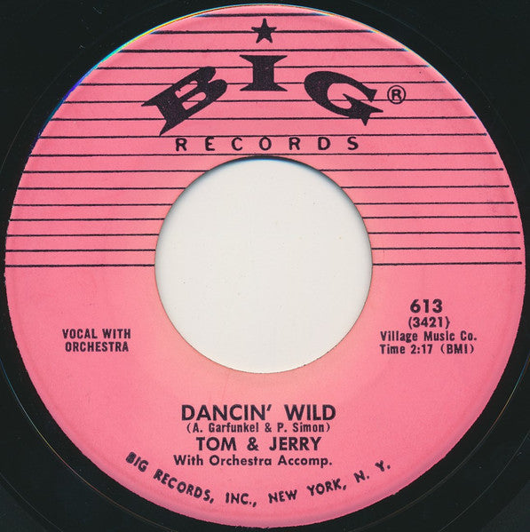 Tom & Jerry : Hey, Schoolgirl / Dancin' Wild (7", Single, Roc)