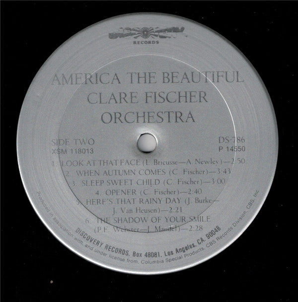 The Clare Fischer Orchestra : America The Beautiful (LP, Album, RE)
