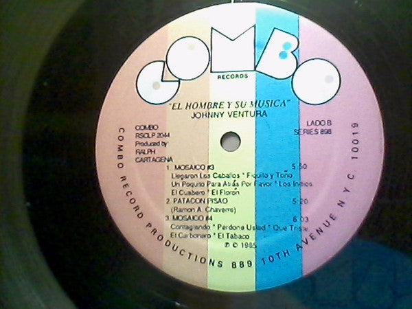 Johnny Ventura : El Hombre & Su Musica (The Man And His Music) (LP, Comp, Gol)