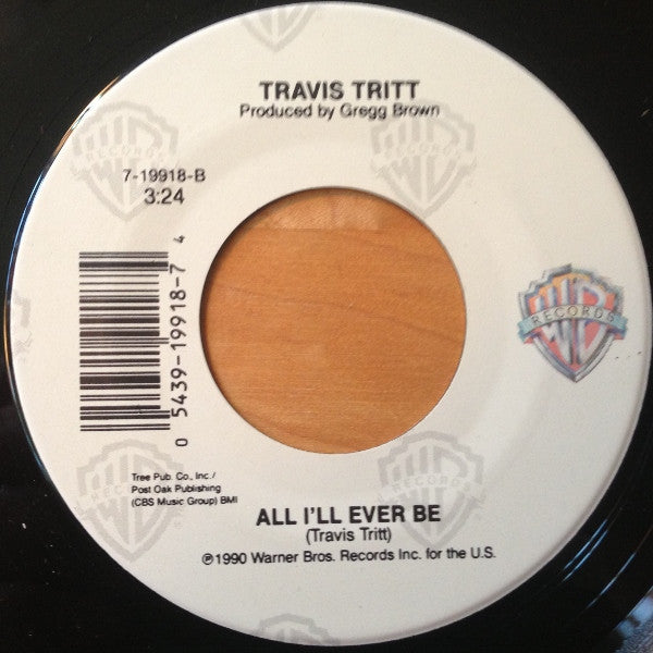 Travis Tritt : Help Me Hold On (7", Single)