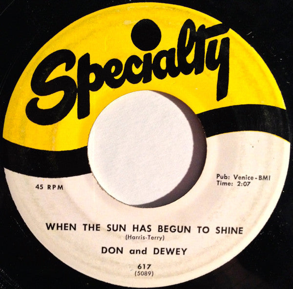 Don And Dewey* : Just A Little Lovin' (7")