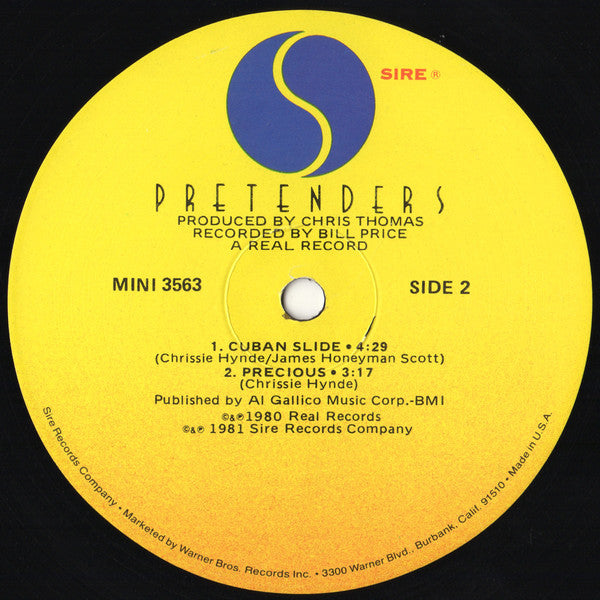 The Pretenders : Extended Play (12", EP, All)
